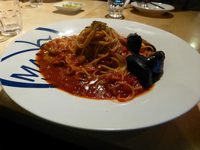 Tomatoe Seafood Pasta