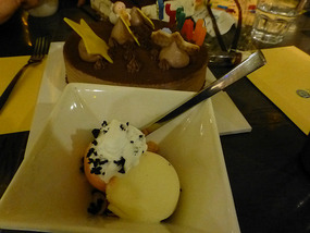 Ice Cream with Corn Flakes