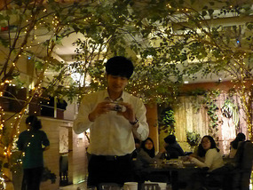 Waiter Takes Our Photo