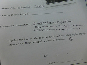 Contract Termination