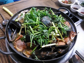 Boiling the Seafood