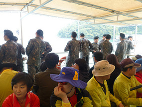 Cadets on Ferry