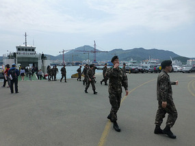 Cadets Marching Off