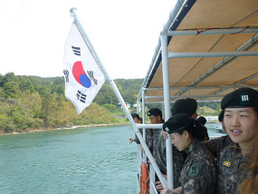 Cadets on Ferry