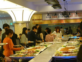 In the Buffet Hall