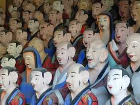 Hand Painted Buddhas