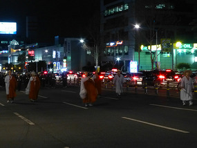 Monks in Parade