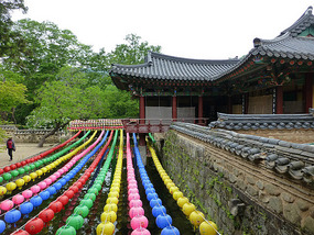 Lantern Balloons on Moat