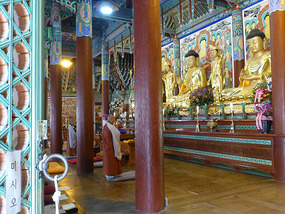 Monks Lead Prayer