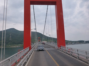 Red Steel Pillars