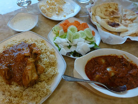Chicken Biriyani & Lamb Curry