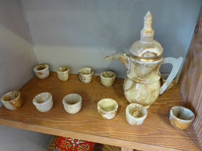 Marble Tea Set