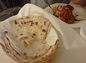 Naan and Tandoori Chicken