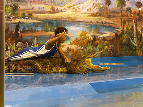 Lying on Crocodile