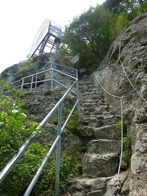 Rope Staircase Up