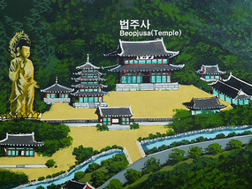 Beopjusa Map