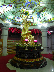 Diety and Stain Glass Ceiling