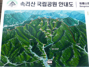 Songnisan Hiking Map