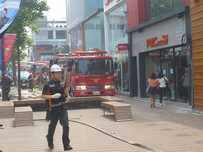 Firetruck Arrives