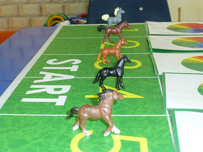 Horse Starting Line