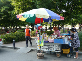 Colourful Snack Cart