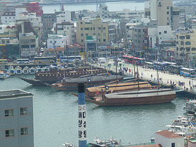 View of Turtle Ships