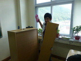 Using Door as Warrior Shield