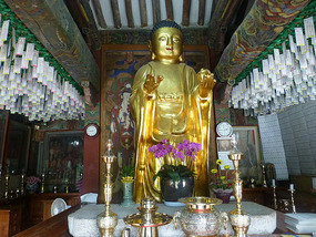 Large Gold Buddha