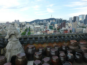 Rooftop City View