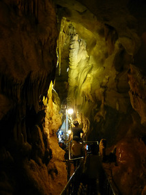Walking Thru Cavern