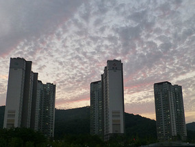 Sunset over Towers