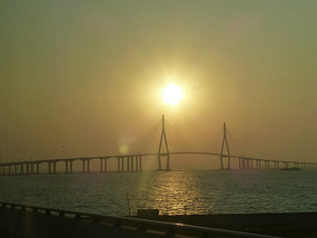 Incheon Harbour Sunset