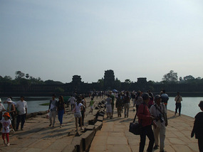 Approach to Ankor Wat
