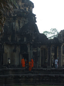 Monks at Ankor Wat