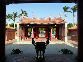 Looking out at Entrance