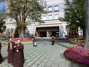 Monks Filing By
