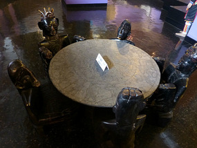 Carved Table Chairs