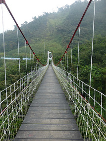 On the Wobbly Footbridge