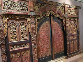 Wood Carved Wall