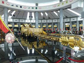 Gold Barge in Main Rotunda