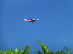 Air Asia Flight Overhead