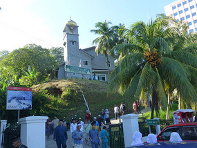 Mosque in Background