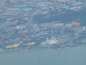 Close up of Floating Mosque