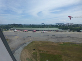 Leaving Kota Kinabalu Airport