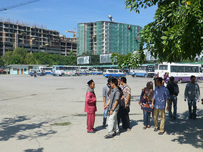 Waiting at the Bus Depot