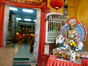 Entrance and Monk