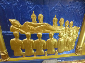 Gold Sleeping Buddha