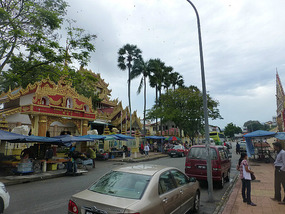 Street with Two Temples