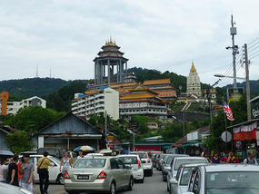 Leaving Temple Complex