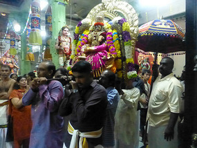 Hindu Temple Procession